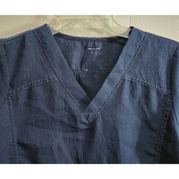 WonderWink Womens Scrub Set 4 STRETCH V-neck Top & Cargo Pant 6214 (S)/5214 (PS) - Picture 3 of 16